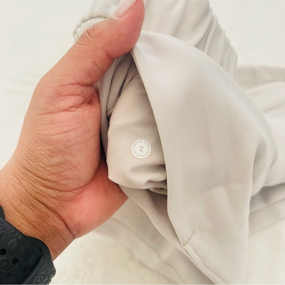 Lululemon On the Fly High Waist Cream Shorts - Picture 9 of 9